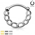 Surgical Steel Chain Link Septum Clicker