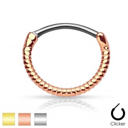 Surgical Steel Twisted Rope Line Septum Clicker