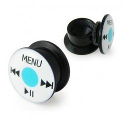 Acrylic Ipod Button Wheel Ear Tunnel