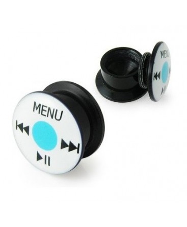 Acrylic Ipod Button Wheel Ear Tunnel