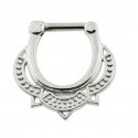 Surgical Steel Dotted Tribal Septum Clicker