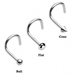 Surgical Steel Spike / Ball / Dome Nose Hook / Screw