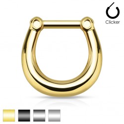 Surgical Steel Plain Smooth Septum Clicker